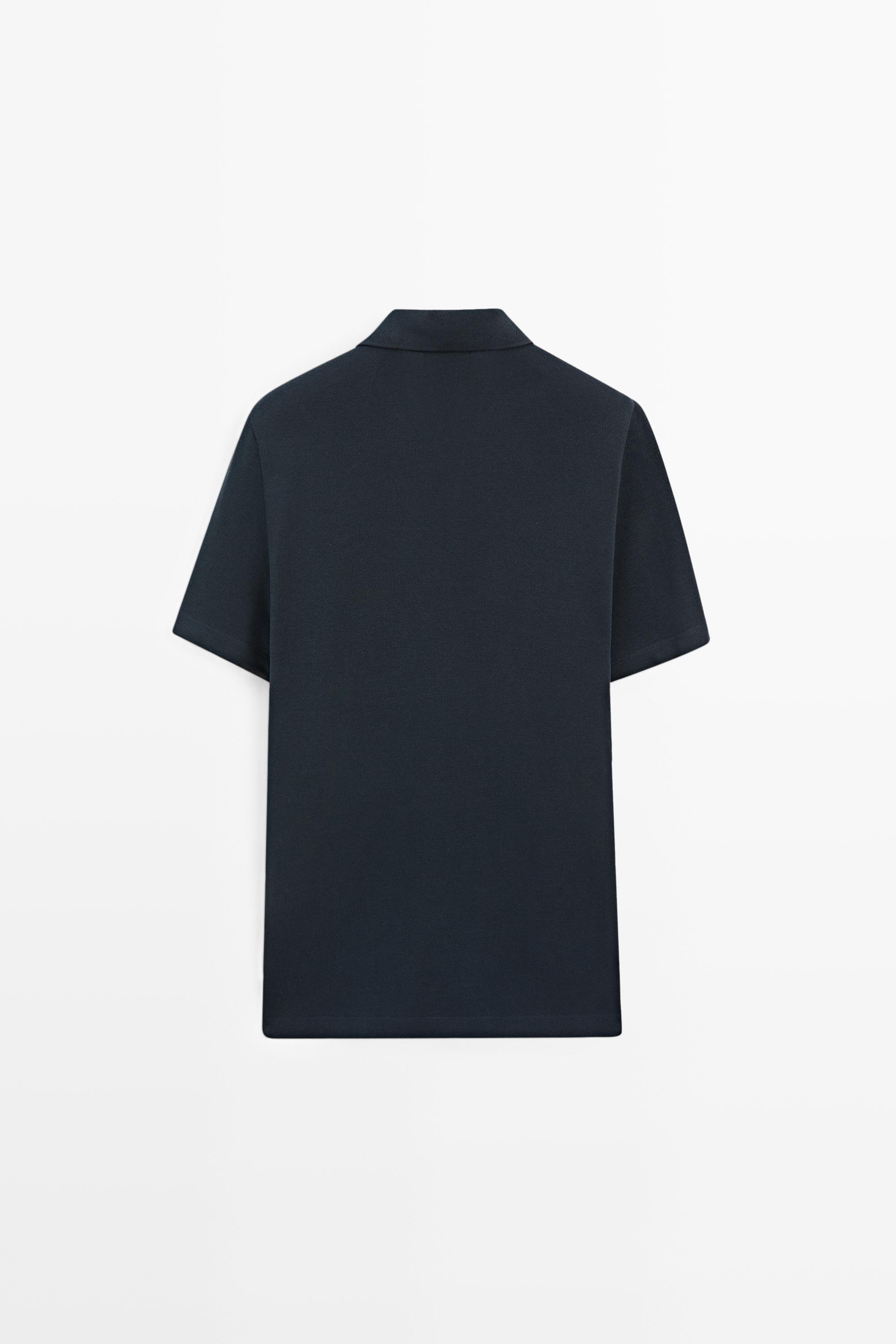 Polo en piqué de pur coton